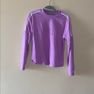 Purple sweatshirt